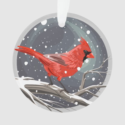Winterkardinal ornament (Vorderseite)
