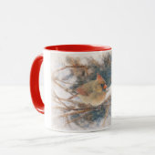 Winterkardinal Tasse (Vorderseite Links)
