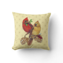 Winterkardinale Tanne und Stechpalme