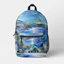 Winterkarneval Bedruckter Rucksack