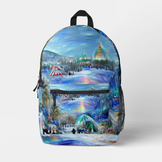 Winterkarneval Bedruckter Rucksack (Vorderseite)