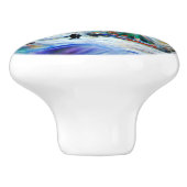 Winterkarneval Keramikknauf (Seitenansicht)