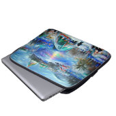 Winterkarneval Laptopschutzhülle (Vorne Knopf)