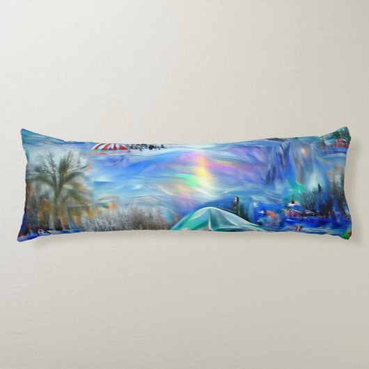 Winterkarneval Seitenschläferkissen (Vorderseite)