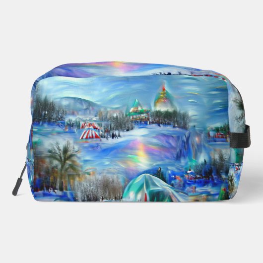 Winterkarneval Waschbeutel (Rückseite)