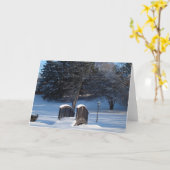 Winterkarte Karte (Gelbe Blume)