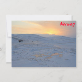 Winterkarte Norwegen