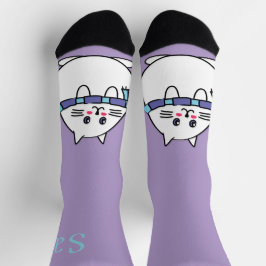Winterkatze Socken