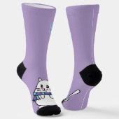 Winterkatze Socken (Gewinkelt)