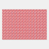 Winterkatzen Geschenkpapier Flachblatt-Set mit 3 Set (Vorderseite 2)