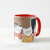 Winterkatzen Tasse (VorderseiteRechts)