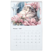 Winterkatzen unter Windows Kalender (Feb 2027)