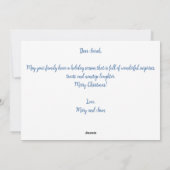 Winterkatzen Weihnachten (Rückseite)