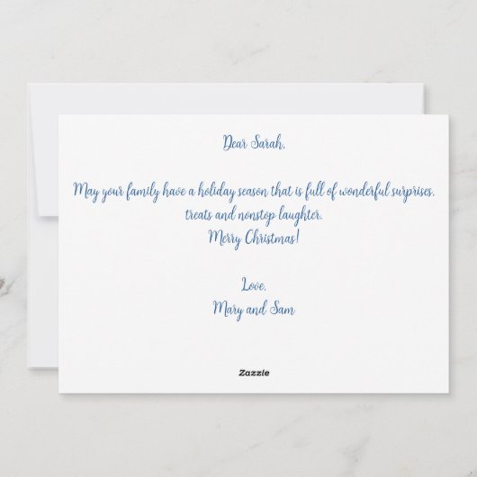 Winterkatzen Weihnachten (Rückseite)