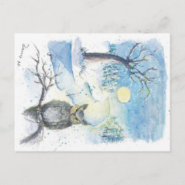 Winterkauz nach Karte