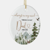 Winterkiefer im Gedächtnis des Vaters Keramik Ornament (Rechts)