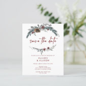 Winterkiefer Save the Date (Stehend Vorderseite)