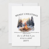 Winterkiefer Weihnachten Weihnachten Einladung (Vorderseite)