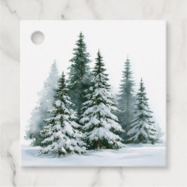 Winterkiefern Geschenkanhänger