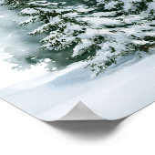 Winterkiefern Poster (Ecke)