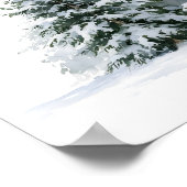 Winterkiefern Poster (Ecke)