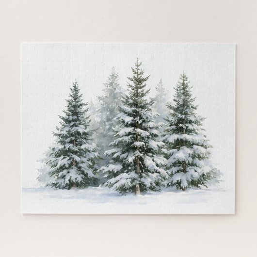 Winterkiefern Puzzle (Horizontal)