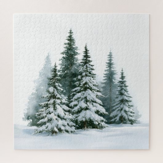 Winterkiefern Puzzle (Vertikal)