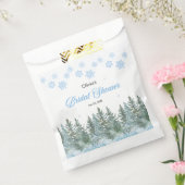 Winterkiefern Schneeflocken Brautparty Geschenktütchen (Versiegelt)