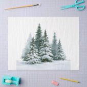 Winterkiefern Seidenpapier (Basteln)