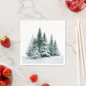 Winterkiefern Serviette (Beispiel)