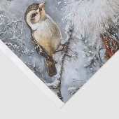 Winterkind Seidenpapier (Detail)