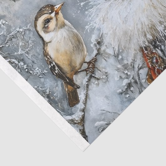 Winterkind Seidenpapier (Detail)