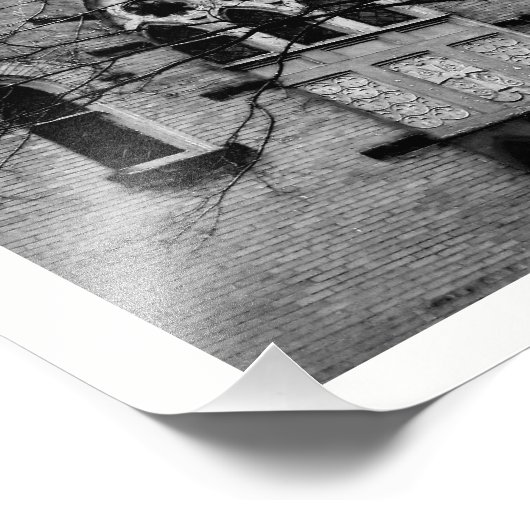 Winterkirche Fotodruck (Ecke)