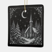 Winterkirche Himmelsjul Keramikornament (Links)