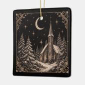 Winterkirche Himmelsjul Keramikornament (Links)