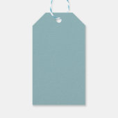 Winterkirsche. Geschenkanhänger (Rückseite)