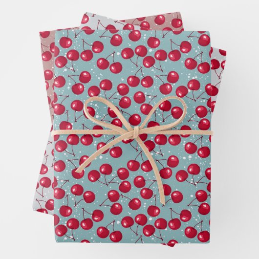 Winterkirsche. Geschenkpapier Set (Beispiel)