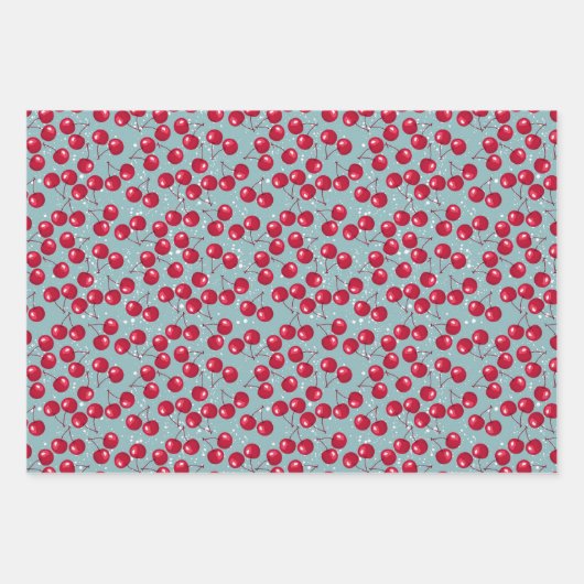 Winterkirsche. Geschenkpapier Set (Vorderseite)