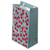 Winterkirsche. Kleine Geschenktüte (Rückseite Schrägansicht)