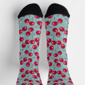 Winterkirsche. Socken (Oben)