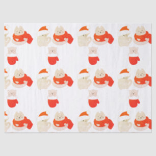 Winterkitty Seidenpapier