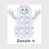 Winterkleber Aufkleber (Blatt)