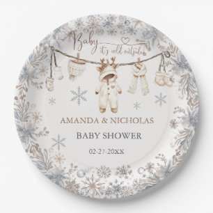 Winterkleidung Baby Cold Outdoor Babydusche Pappteller