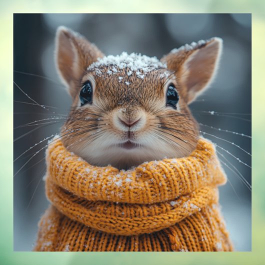 Winterklemme Fensteraufkleber (Blatt 3)