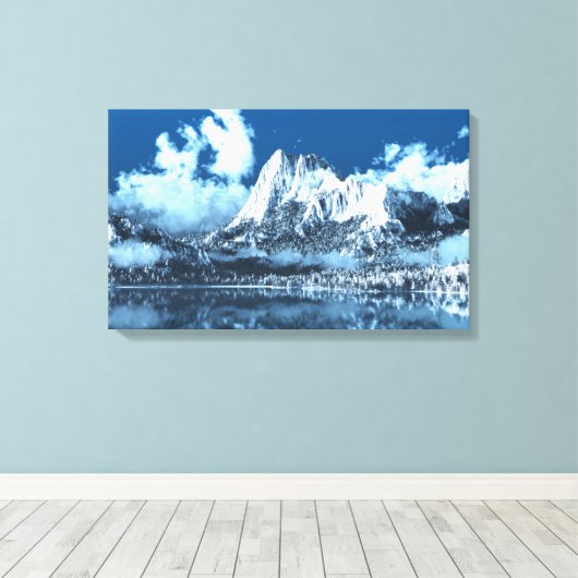 Winterklippen Leinwanddruck (Insitu (Holzboden))