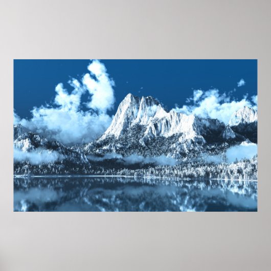 Winterklippen Poster (Vorne)