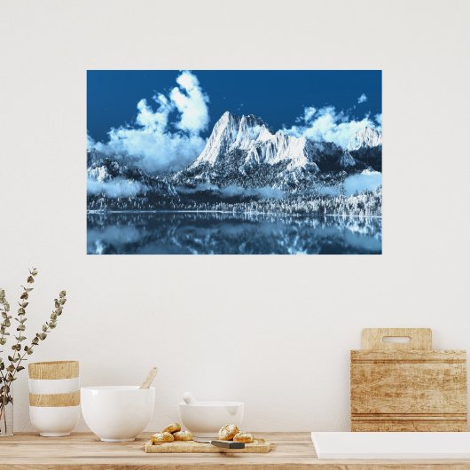 Winterklippen Poster (Küche)