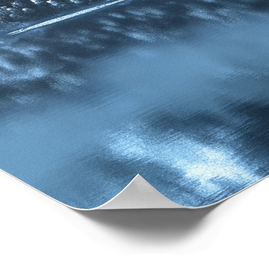 Winterklippen Poster (Ecke)