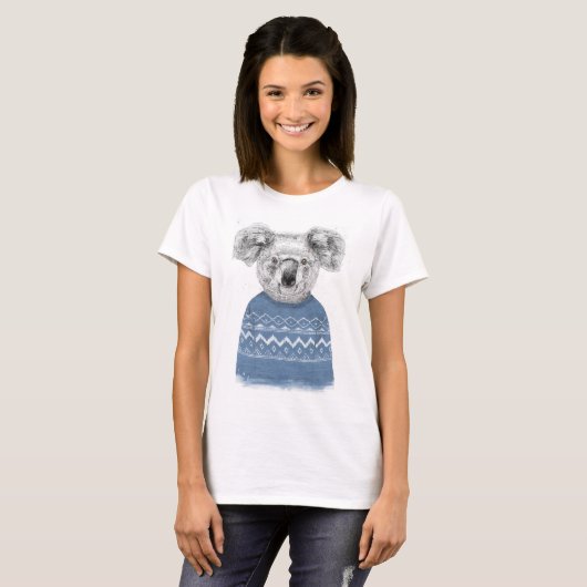 Winterkoala T-Shirt (Vorne ganz)