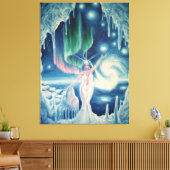 Winterkönigin Leinwanddruck (Insitu (Wohnzimmer))